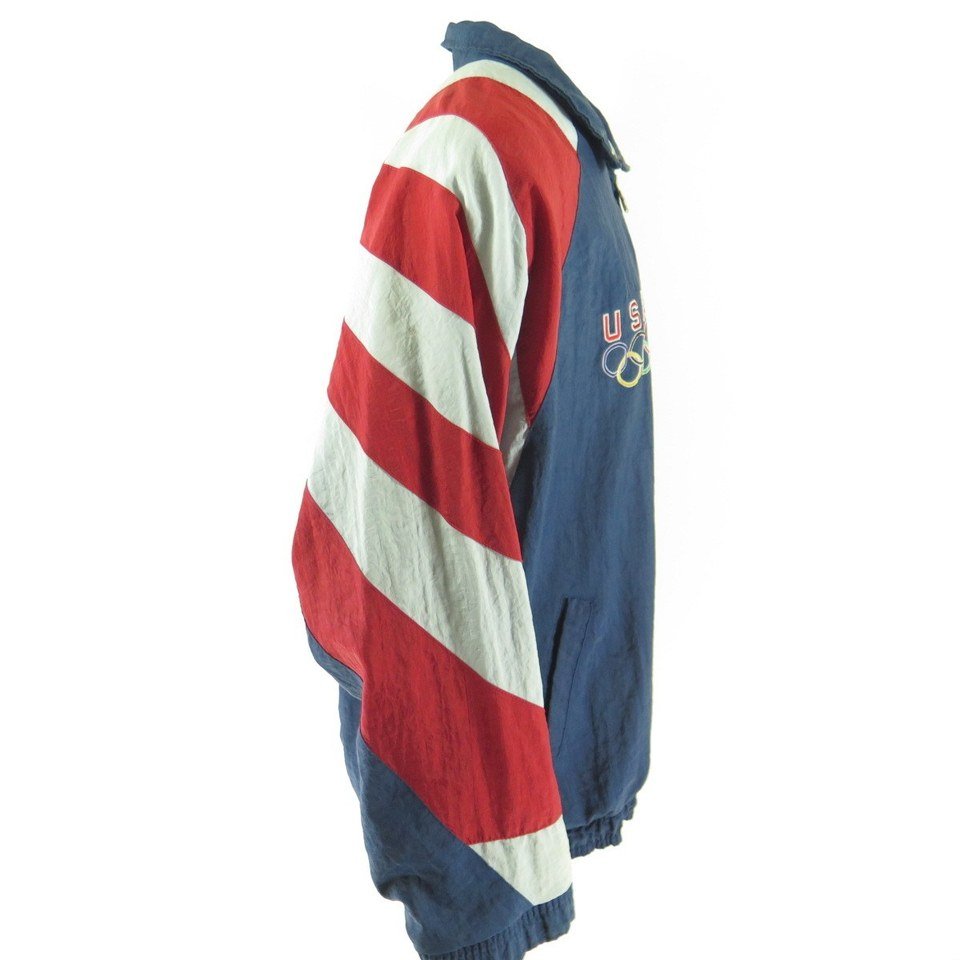 Vintage 90s Olympic Starter Jacket 2XL USA Team Atlanta 1996 | The Clothing  Vault