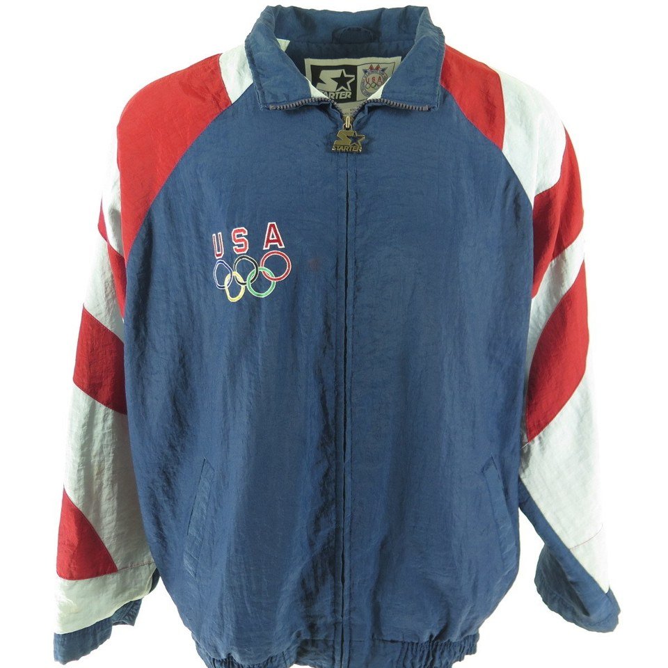 Vintage Starter USA Olympic Jacket. Medium