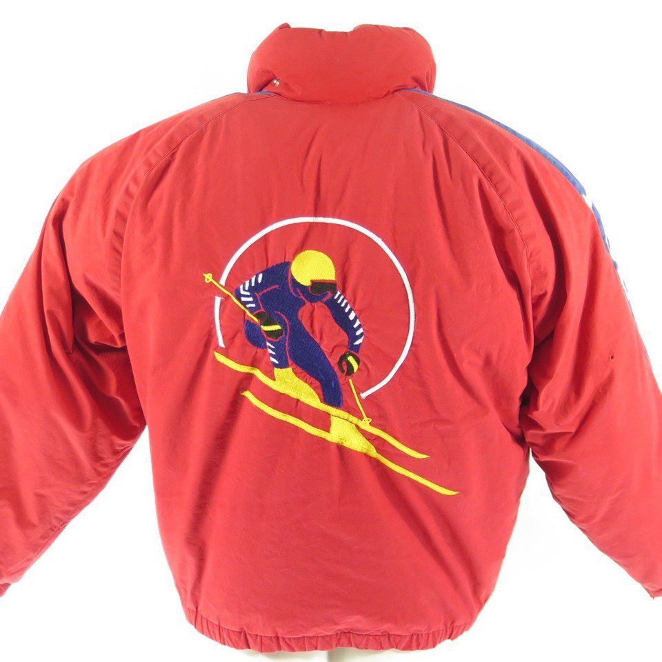 Vintage 90s Ralph Lauren Ski Jacket M Men Suicide Skier Cookie 