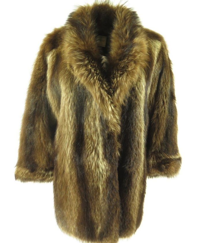 Raccoon-fur-womens-overcoat-coat-H33J-1