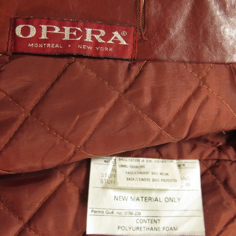 Red-leather-80s-rabbit-fur-womens-belted-jacket-H39O-9