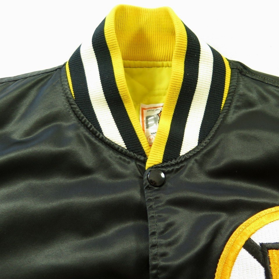 Boston Bruins Black and Yellow Varsity Jacket