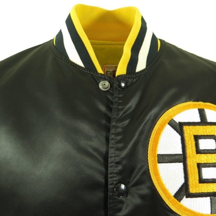 Starter-Bruins-black-and-yellow-satin-jacket-H42Z-8