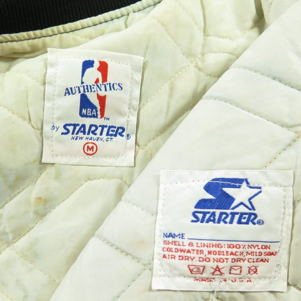 Vintage 80s Philadelphia Sixers Starter Jacket Mens XL Satin NBA Basketball