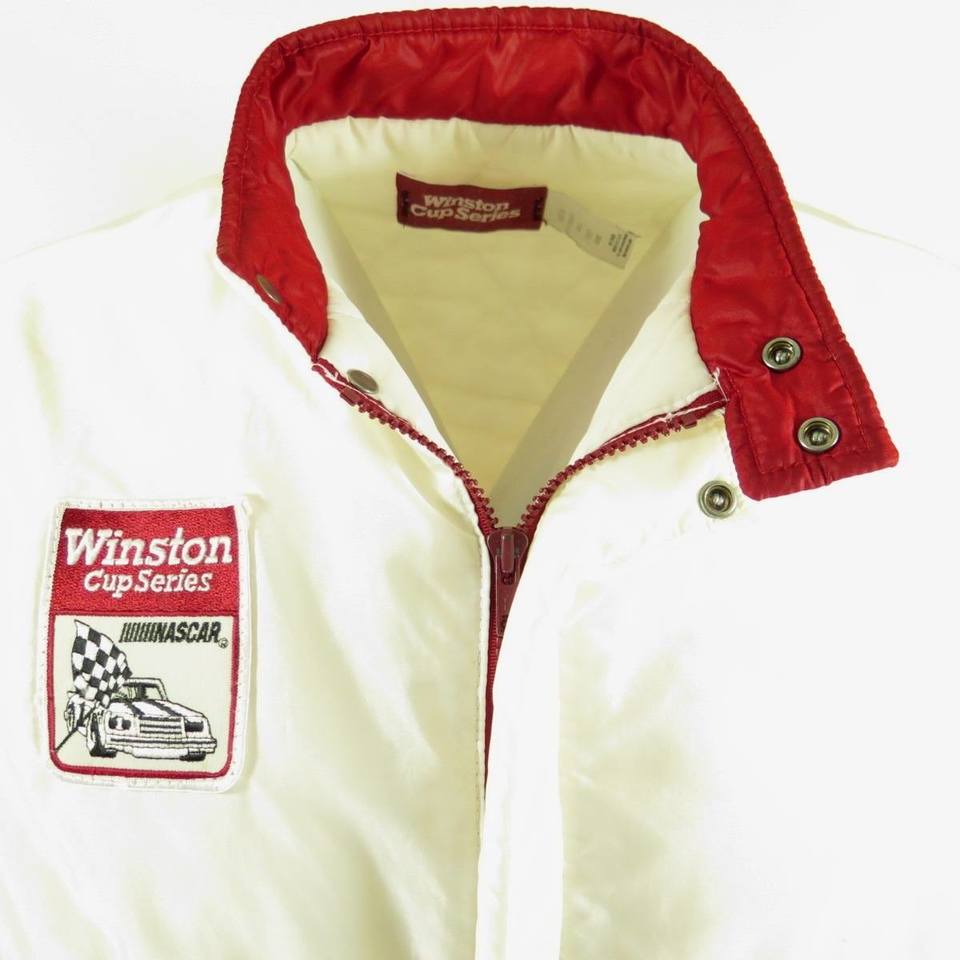 Vintage 80s NASCAR Daytona Racing Jacket L Deadstock Winston Cup Series |  The Clothing Vault