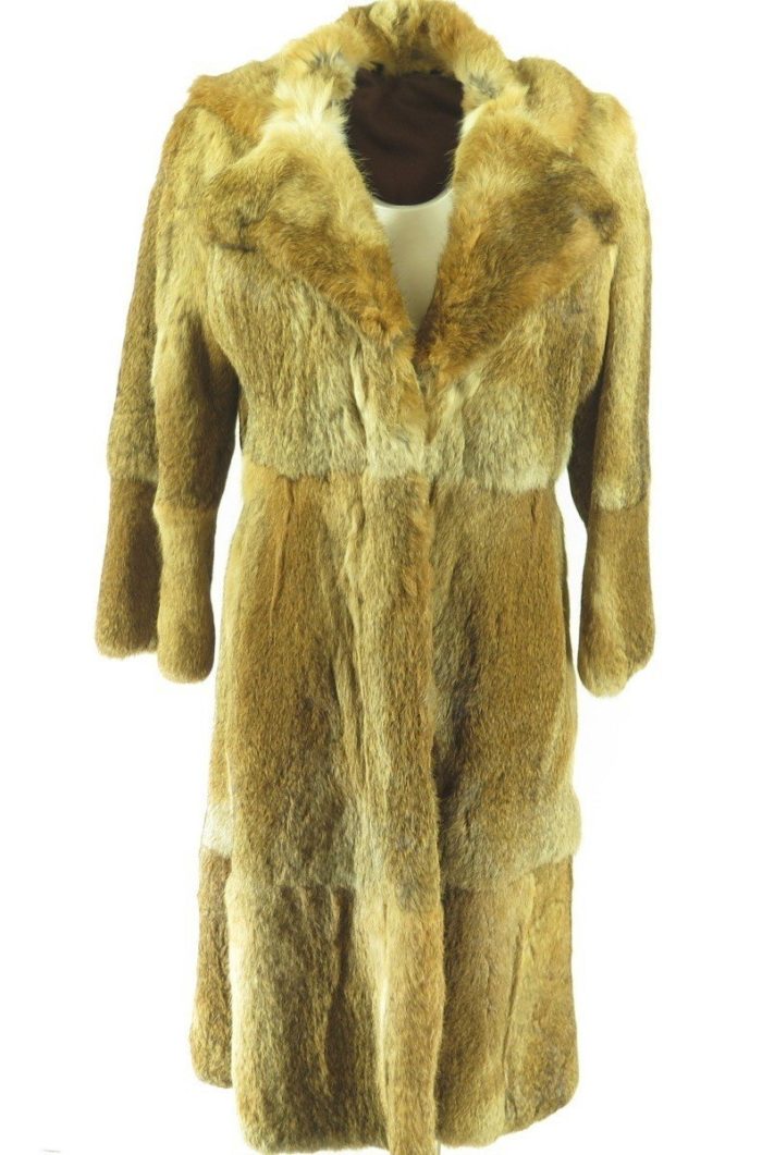 Womens-city-furs-rabbit-fur-overcoat-hooded-H37G-1