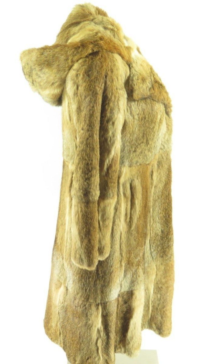 Womens-city-furs-rabbit-fur-overcoat-hooded-H37G-4