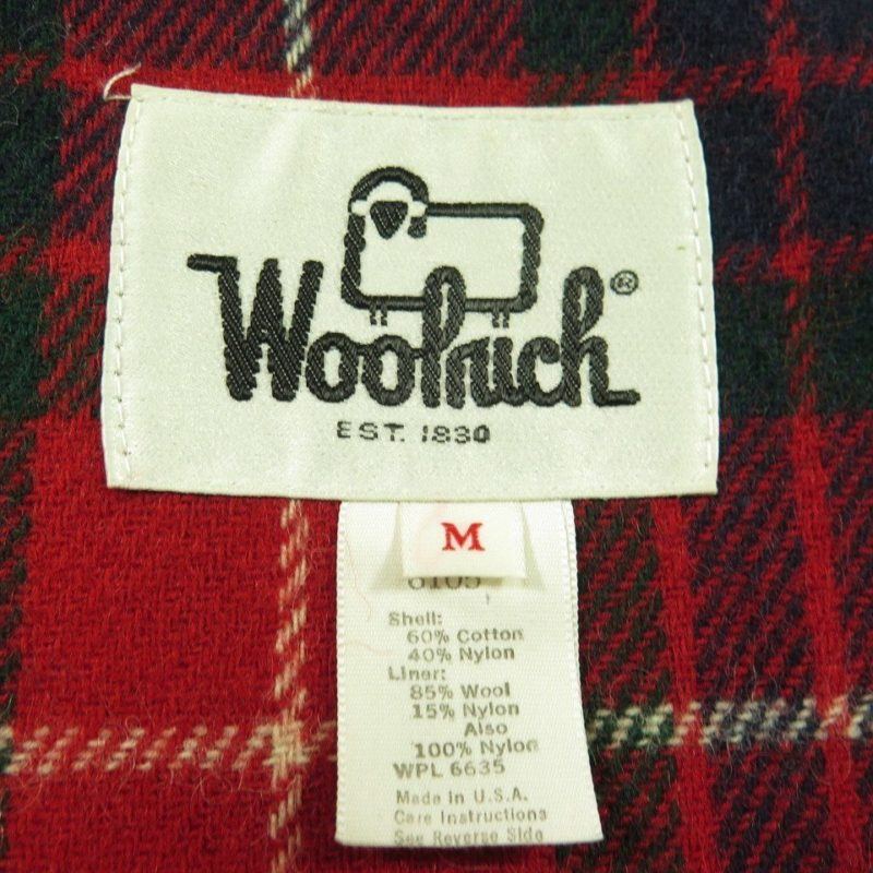 Vintage 80s 60/40 Woolrich Parka Mens M Hooded Deadstock Mountain Coat ...