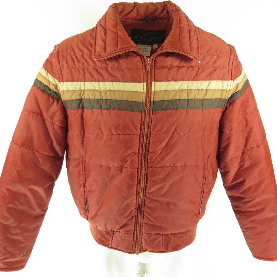 Vintage 60s Convertible Ski Jacket Vest Mens L Montgomery Ward Puffy