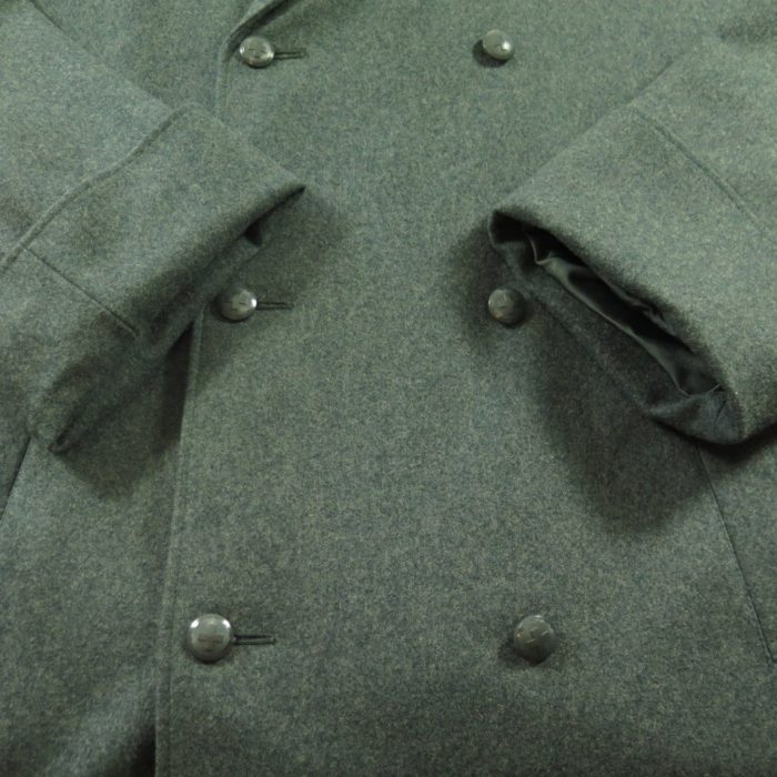 Vintage 70s Swiss Military Overcoat Coat 42 Deadstock Nos Wool | The ...