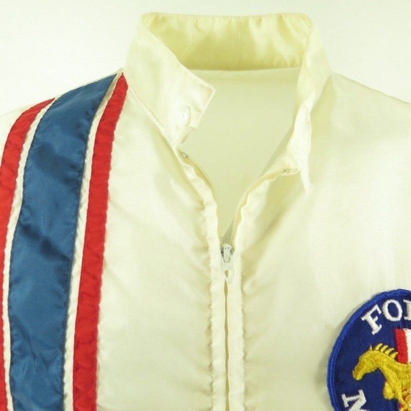 Vintage 70s Ford Mustang Jacket Men XL Racing Windbreaker | The ...