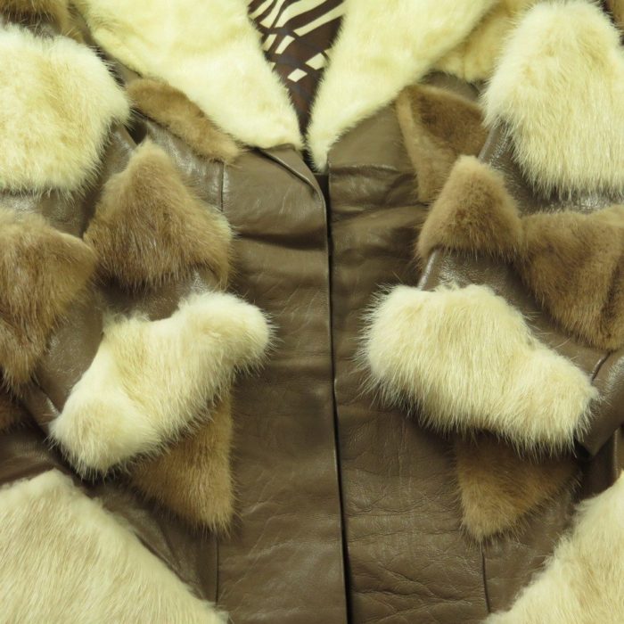 70s-mink-fur-leather-womens-long-coat-belted-H49C-8