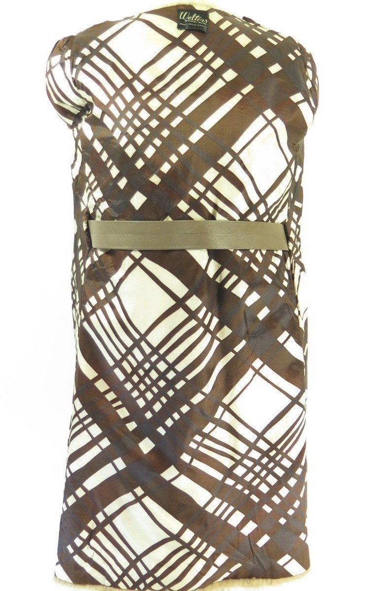 70s-mink-fur-leather-womens-long-coat-belted-H49C-9