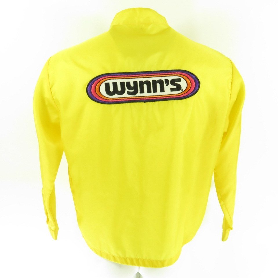 Vintage 70s Official Racing Jacket Mens M Wynns Stripe