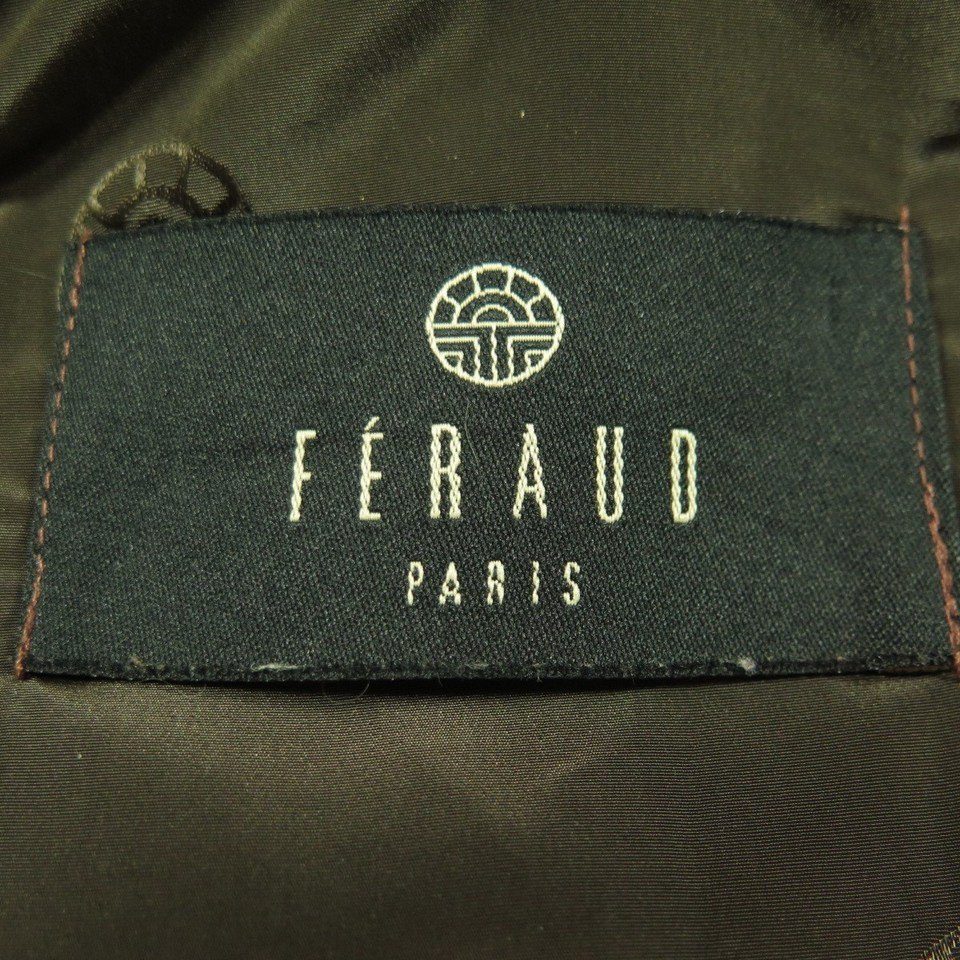 Vintage Feraud Paris Fox Fur Vest Womens XL Deadstock Detachable Collar ...