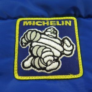 Vintage 80s Michelin Racing Jacket Mens XL Swingster Puffy Stripe ...