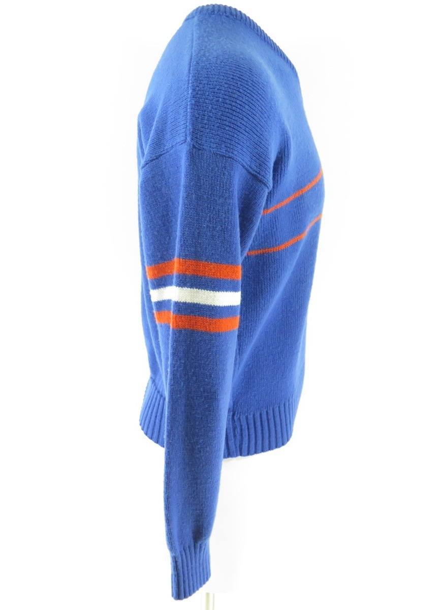 Vintage Broncos Sweater 80s Denver BRONCOS Shirt Football NFL American  Football Baggy Jumper Sports Vintage Knit Blue 1980s Medium