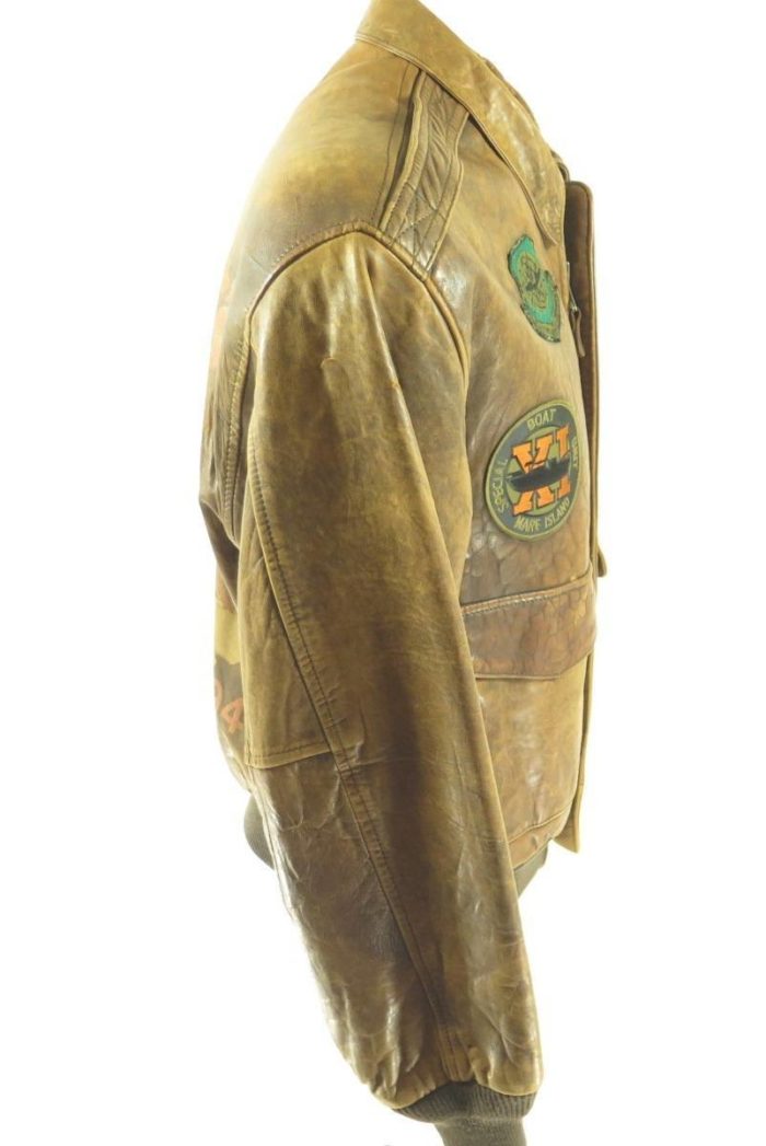 Vintage 80s Glenn Miller Avirex Type A-2 Jacket Mens L Flight