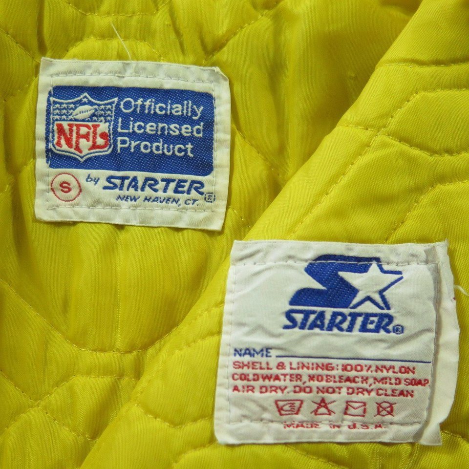 Vintage 80s Green Bay Packers Jacket Starter Mens S NFL Football Satin ...