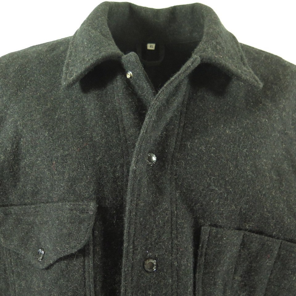 Vintage 80s CC Filson Mackinaw Coat XL Jacket Style 82 Wool