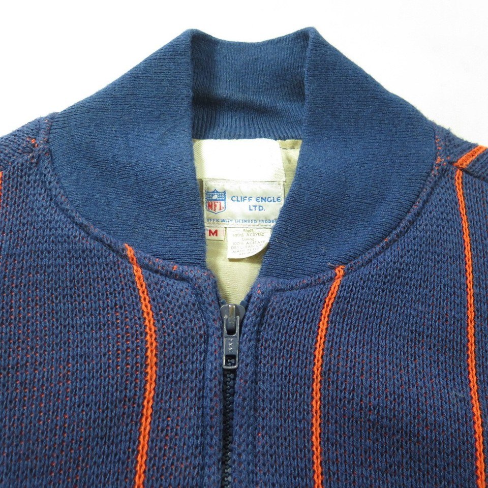 Vintage NFL (Cliff Engle) - Chicago Bears Crew Neck Knit Sweater 1980s Large