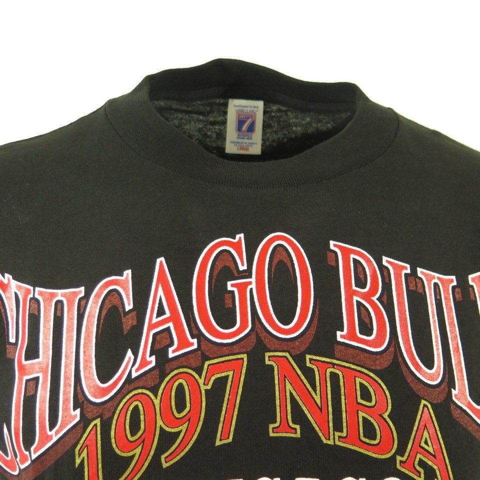 90s Chicago Bulls 1997 NBA Champs t-shirt Youth Extra Large - The
