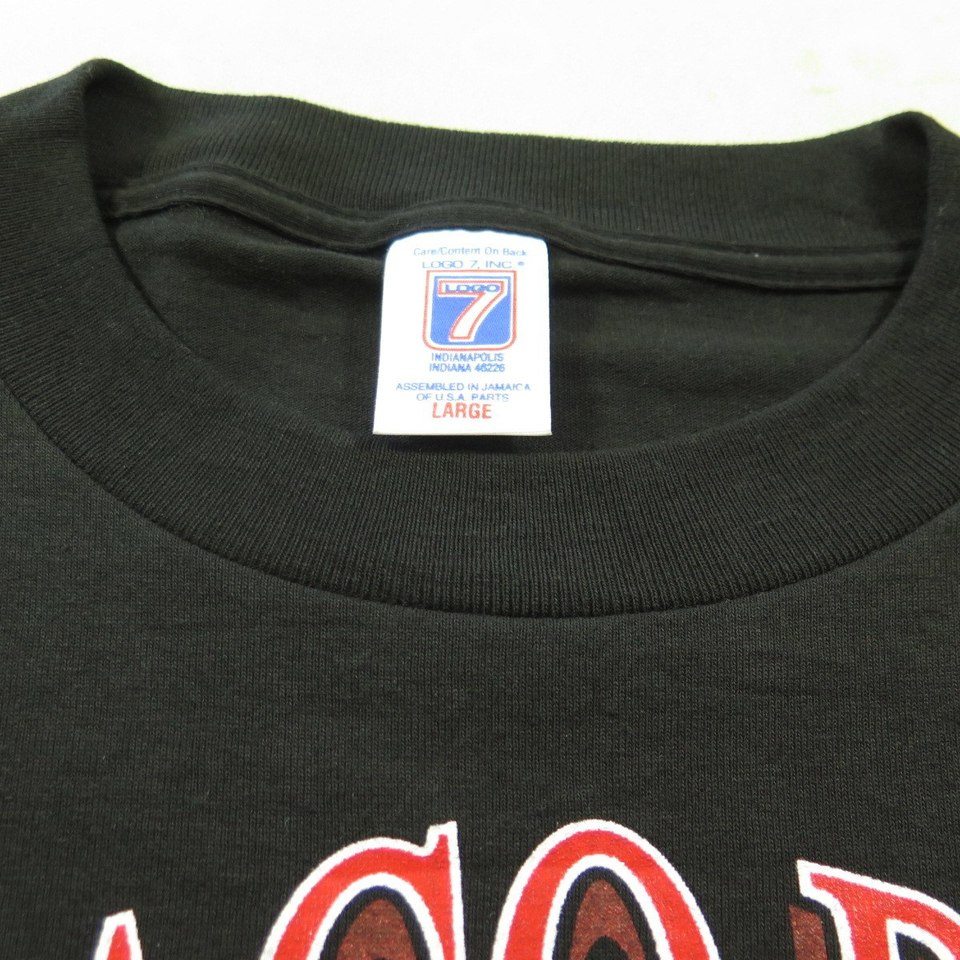 vintage 90s CHICAGO BULLS LOGO 7 T-Shirt LARGE nba basketball