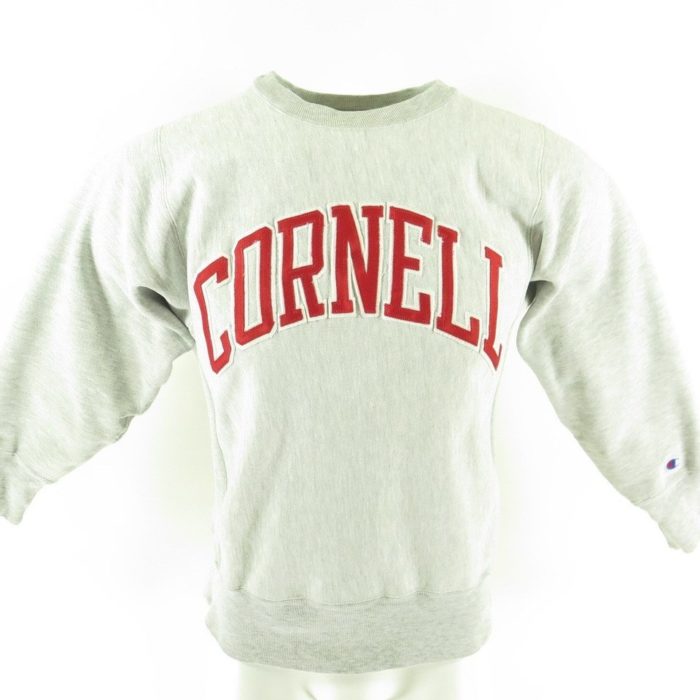 Vintage 80s Champion Cornell Sweatshirt Mens S University Reverse