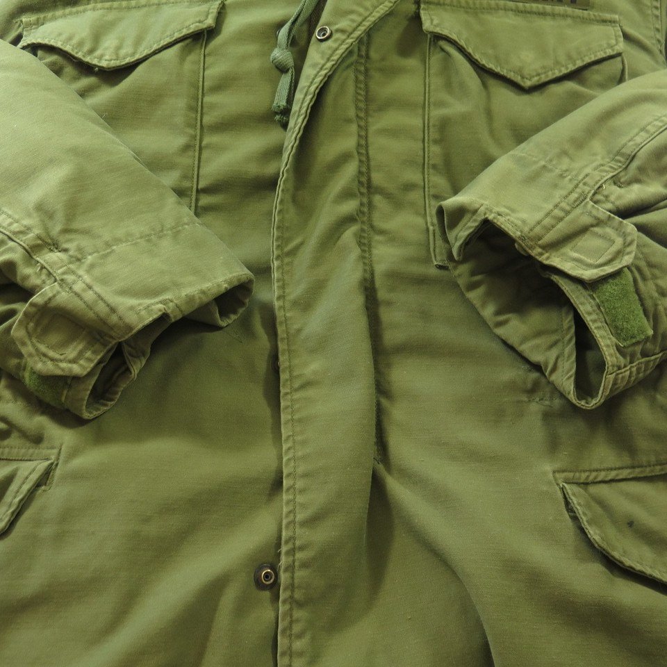 Vintage 70s M-65 Field Jacket + Liner L Vietnam Era Airborne Army