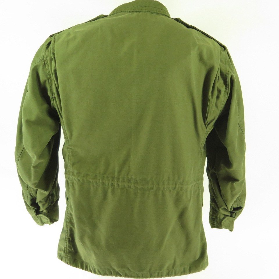 Vintage 70s M-65 Alpha Field Jacket Medium Short US Military OG-107 ...