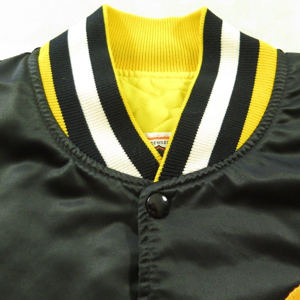 Vintage 80s Boston Bruins Starter Jacket Mens XL NHL Hockey Satin ...