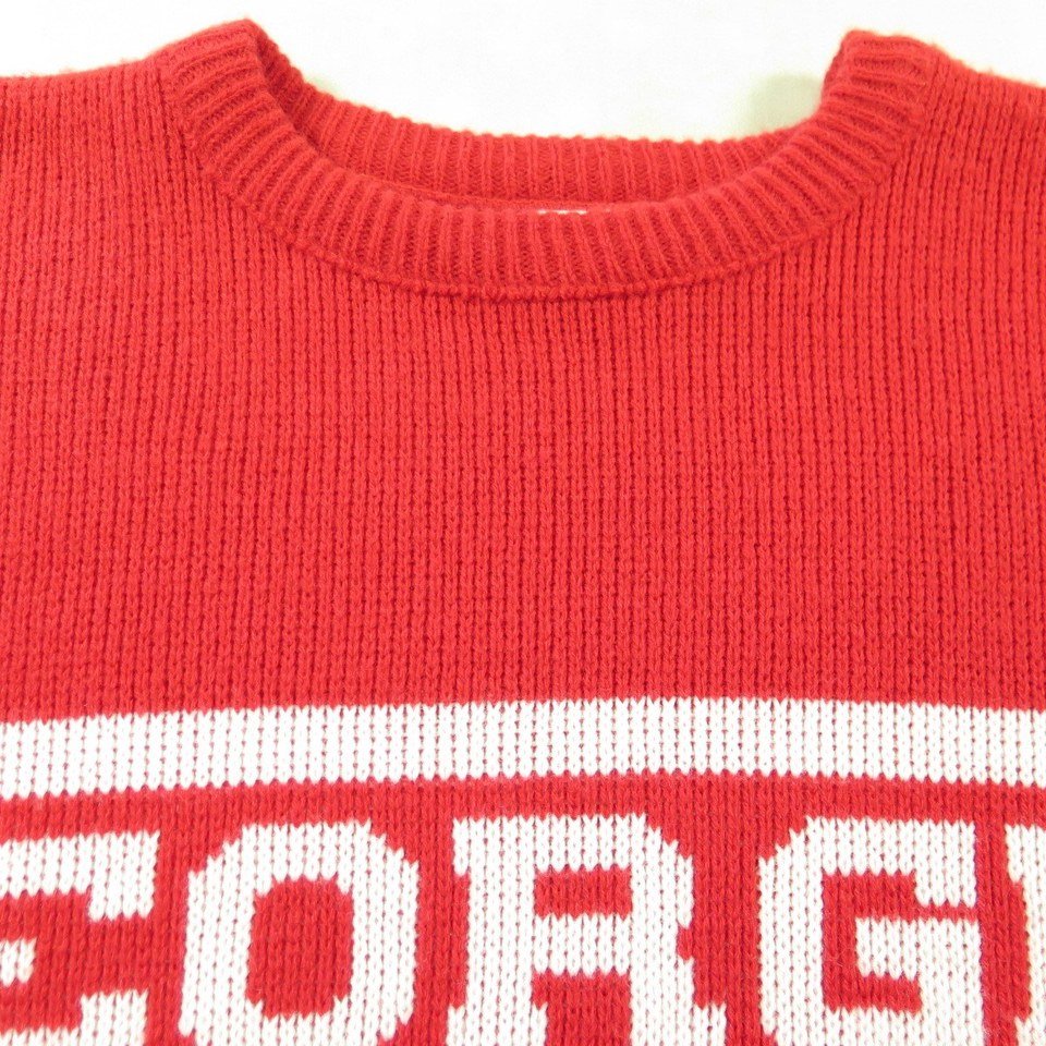 Vintage San Francisco 49ers Cliff Engle Striped Knit Sweater Size (XL) EUC