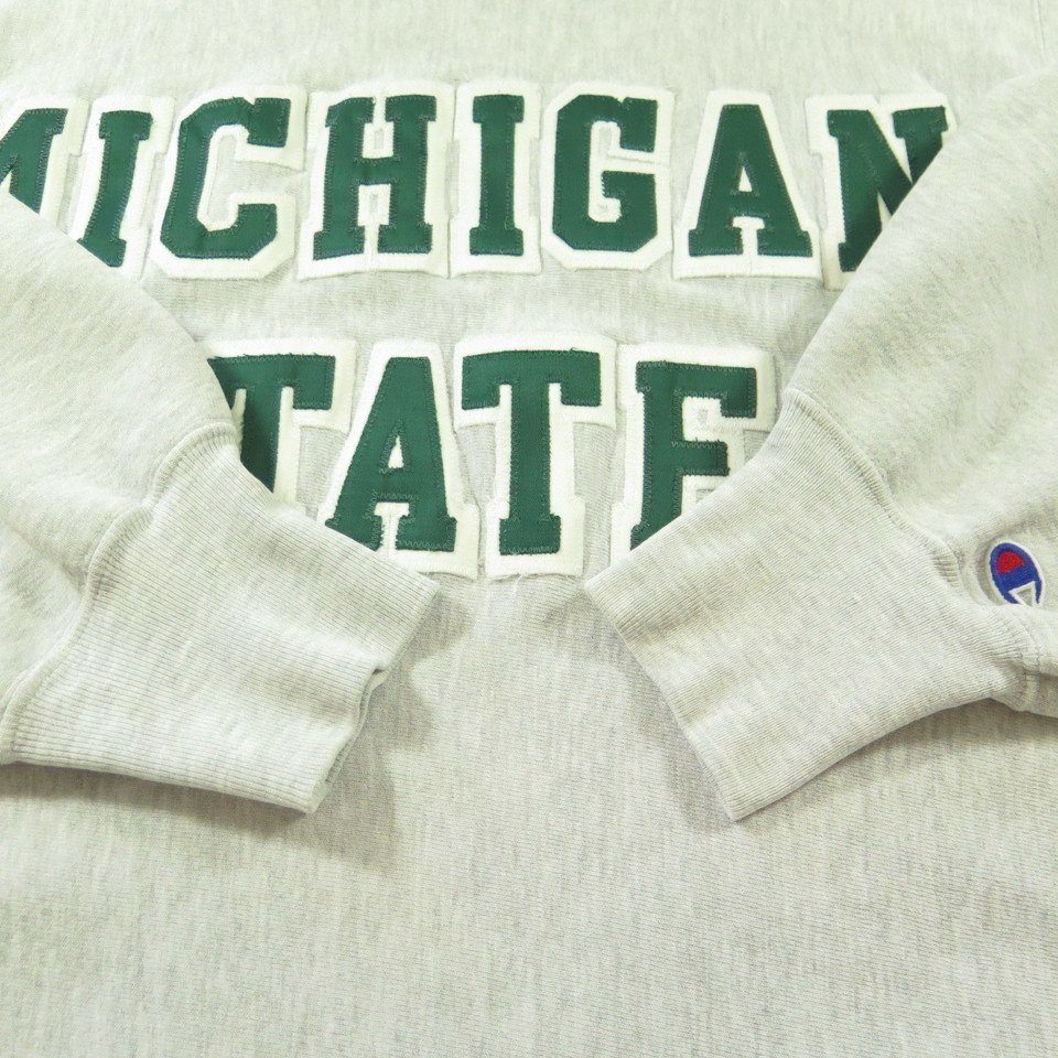 Vintage 90s Champion Michigan State Sweatshirt Mens XL University