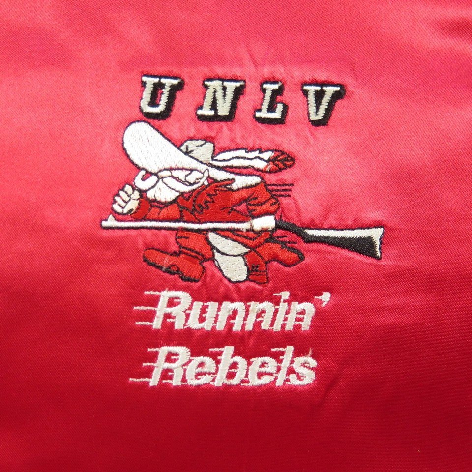 Vintage 80s UNLV Runnin Rebels Jacket Mens XL Basketball University ...