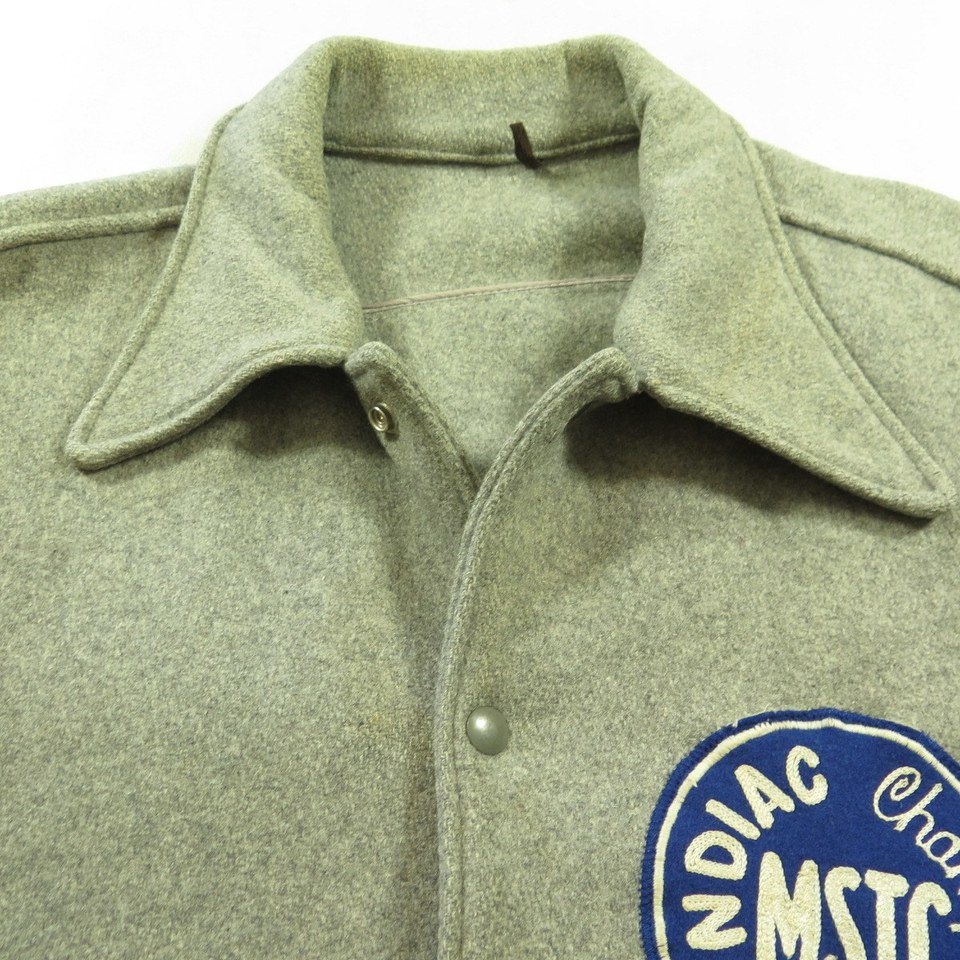 Vintage 50s North Dakota Champs Jacket Mens XL Varsity Butwin 1956 Wool |  The Clothing Vault