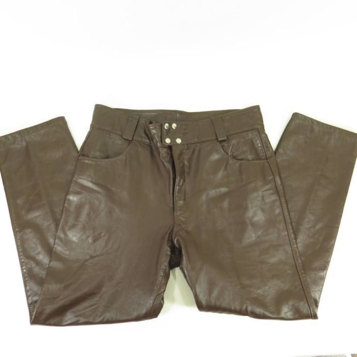 60s-brown-leather-brooks-sportswear-pants-H51H-10