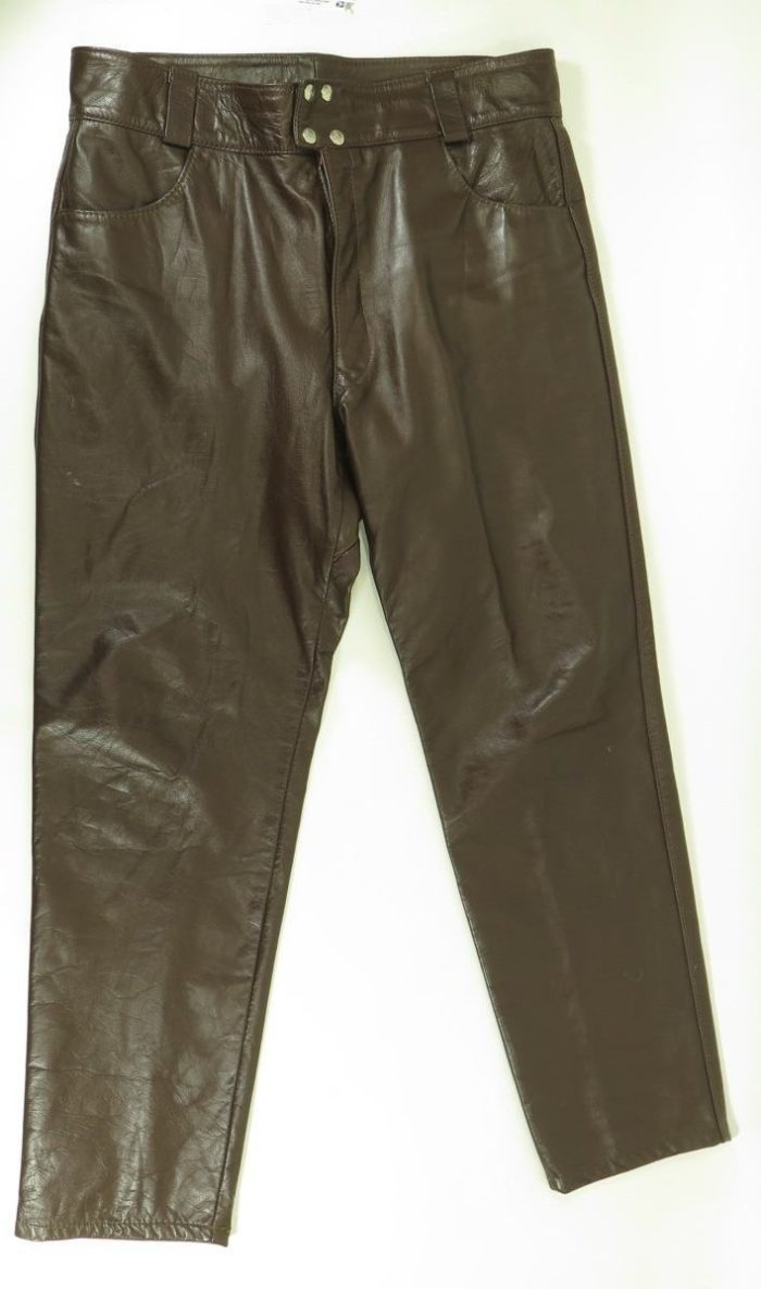 60s-brown-leather-brooks-sportswear-pants-H51H-8