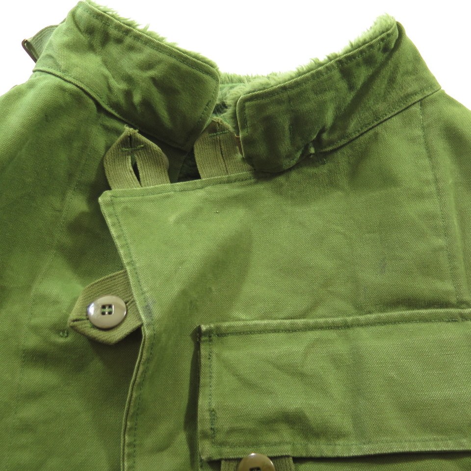 Vintage 60s Swedish Army Motorcycle Jacket Mens C50 Military Tanker | The  Clothing Vault