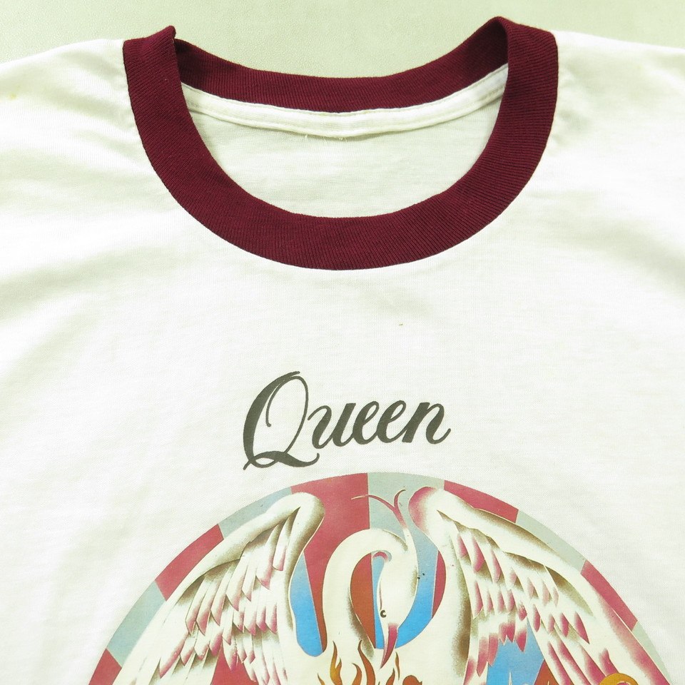 sværge uhøjtidelig skolde Vintage 70s Freddie Mercury Queen Band T-Shirt Mens M Night at the Opera US  Tour | The Clothing Vault