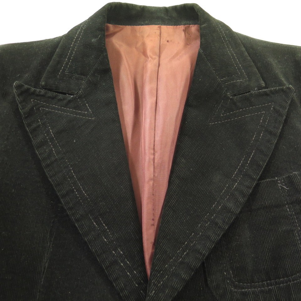 スーツ Vintage corduroy set up suit Black AO27 Amazon.com: Mens Corduroy Suit 2 Piece Black Retro Blazer