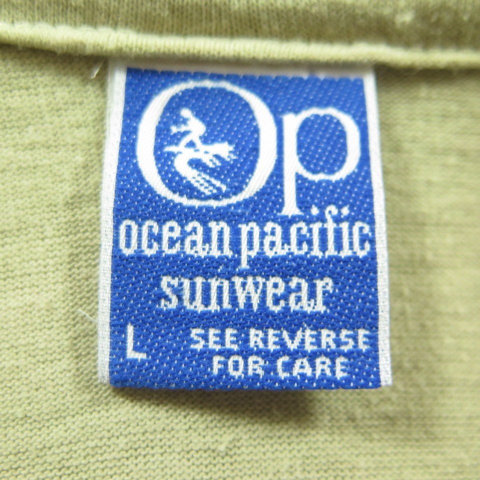 Vintage 70s OP Surf Skate Shirt Mens L Ocean Pacific Board Stripe Two ...