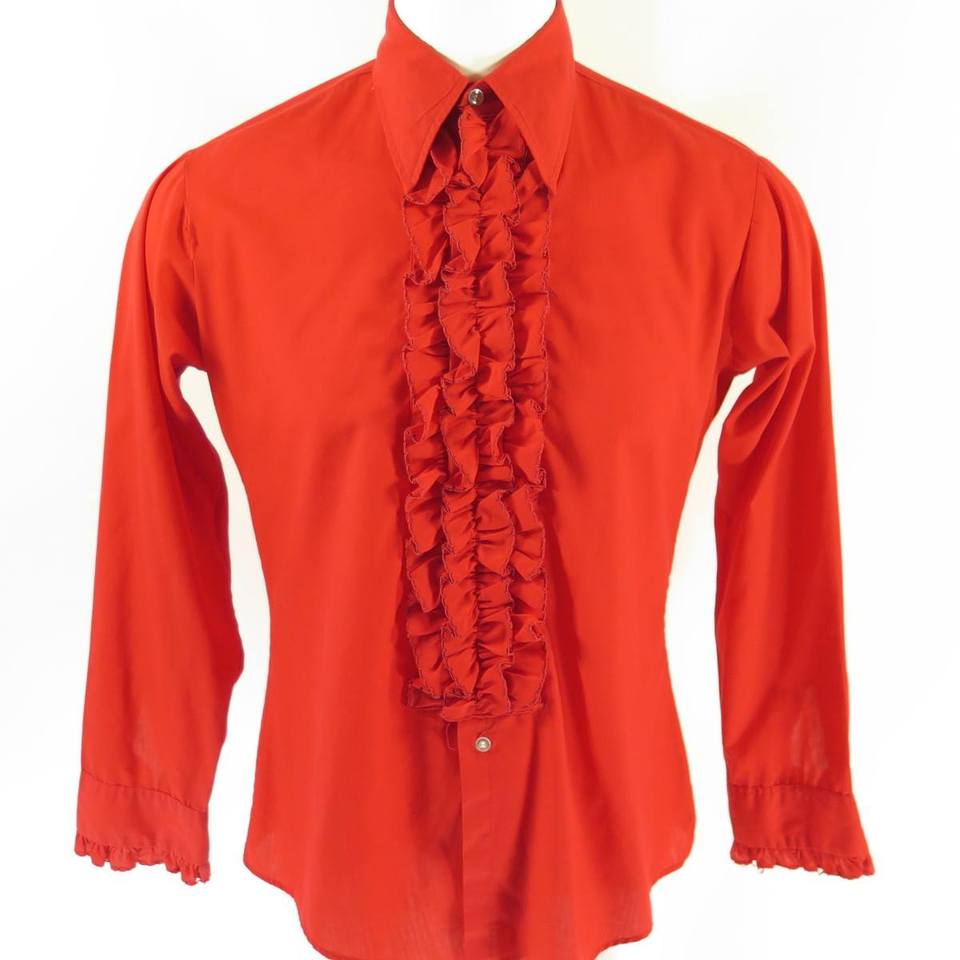 Vintage 60s Dress Shirt Mens M Deadstock Penneys Tri Collar 3 Different ...