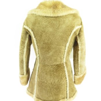 Vintage 70s Sheepskin Shearling Coat Womens 14 Deadstock Real Fur | The ...