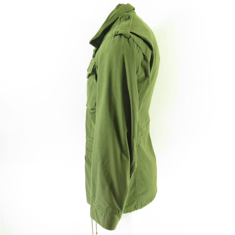 Vintage 80s M-65 Field Jacket XS Long Alpha Industries OG