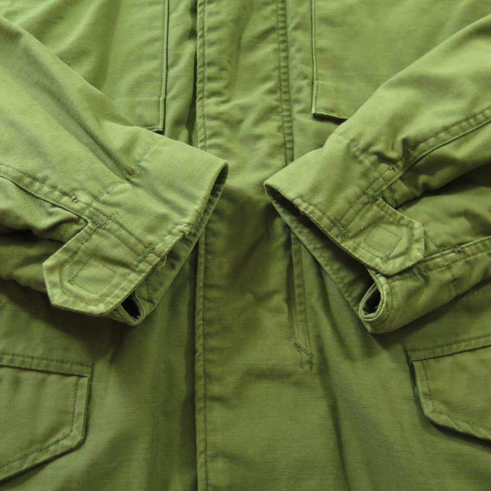 Vintage 80s M-65 Field Jacket XS Long Alpha Industries OG