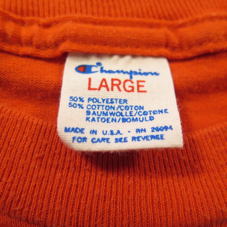 Vintage DENVER BRONCOS Orange T Shirt Large 