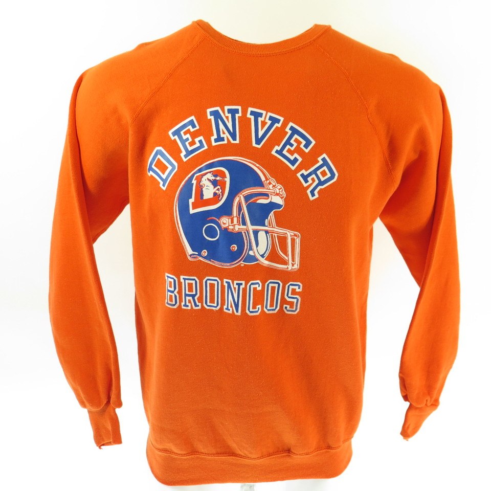 Vintage 80s Denver Broncos Sweatshirt Mens XL Deadstock Champion NFL  Football