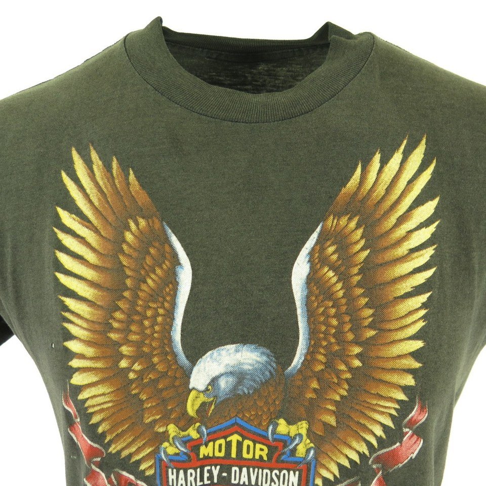 Tee-shirt Eagle Black Harley-Davidson homme - Motorcycles Legend shop