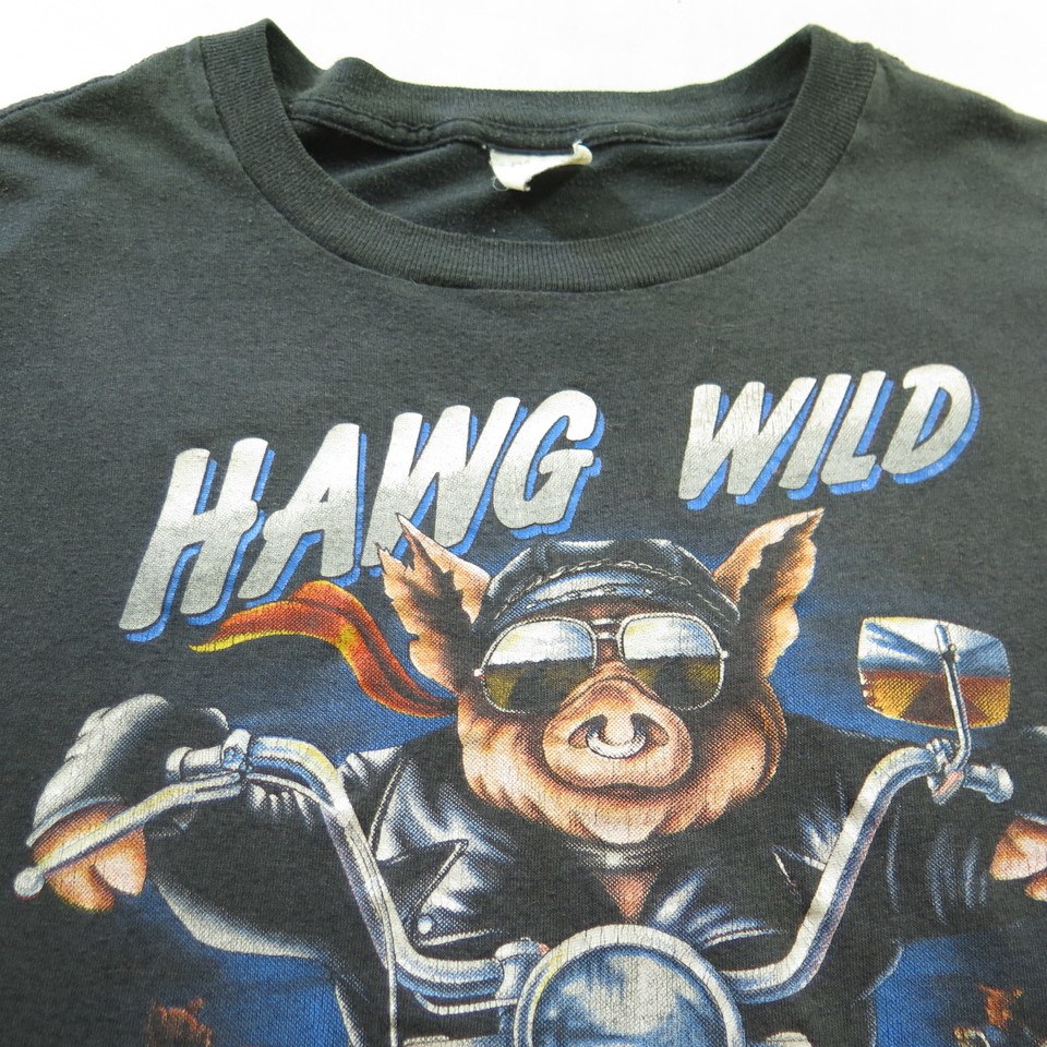 80s ハーレーダビッドソン 3D EMBLEM Tシャツ　豚 動物　hawg Vintage T Shirt, 3D Emblem, Hawg T Shirt, Harley T Shirt