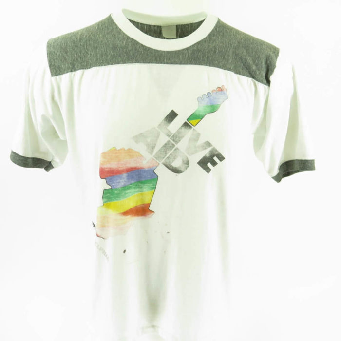 | Freddie Mercury Leidde Zeppelin Bob Geldof B 17,5 "x L 24" Vintage 1985 Live Aid Dit shirt redt levens T-shirt maat M Kleding Gender-neutrale kleding volwassenen Tops & T-shirts T-shirts T-shirts met print 